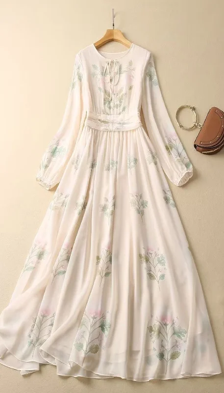 Bohemian Chiffon Maxi Dress Elegant Boho Maxi Dress