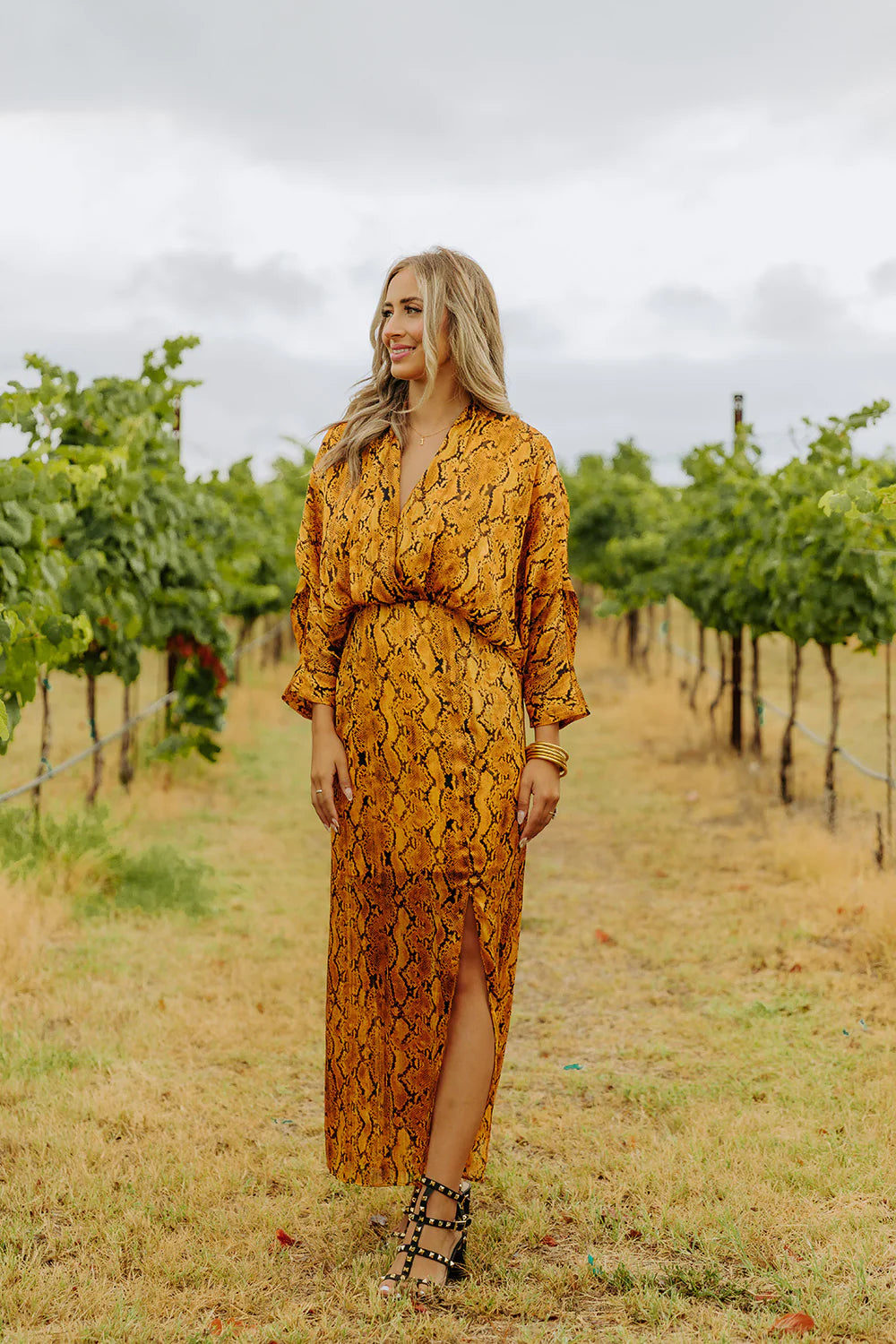 Buddy Love: Jude Snake Charmer Maxi Dress Stylish Longline Maxi Dress