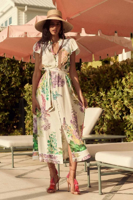 CRISTINA MAXI DRESS Trendy Satin Maxi Dress