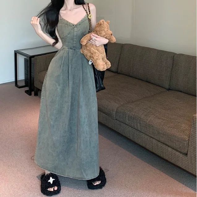 Denim Camisole Dress KF83904