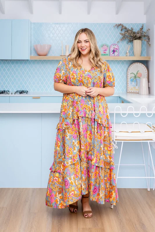 Dhalia Maxi Dress Trendy Fit-and-Flare Maxi Dress