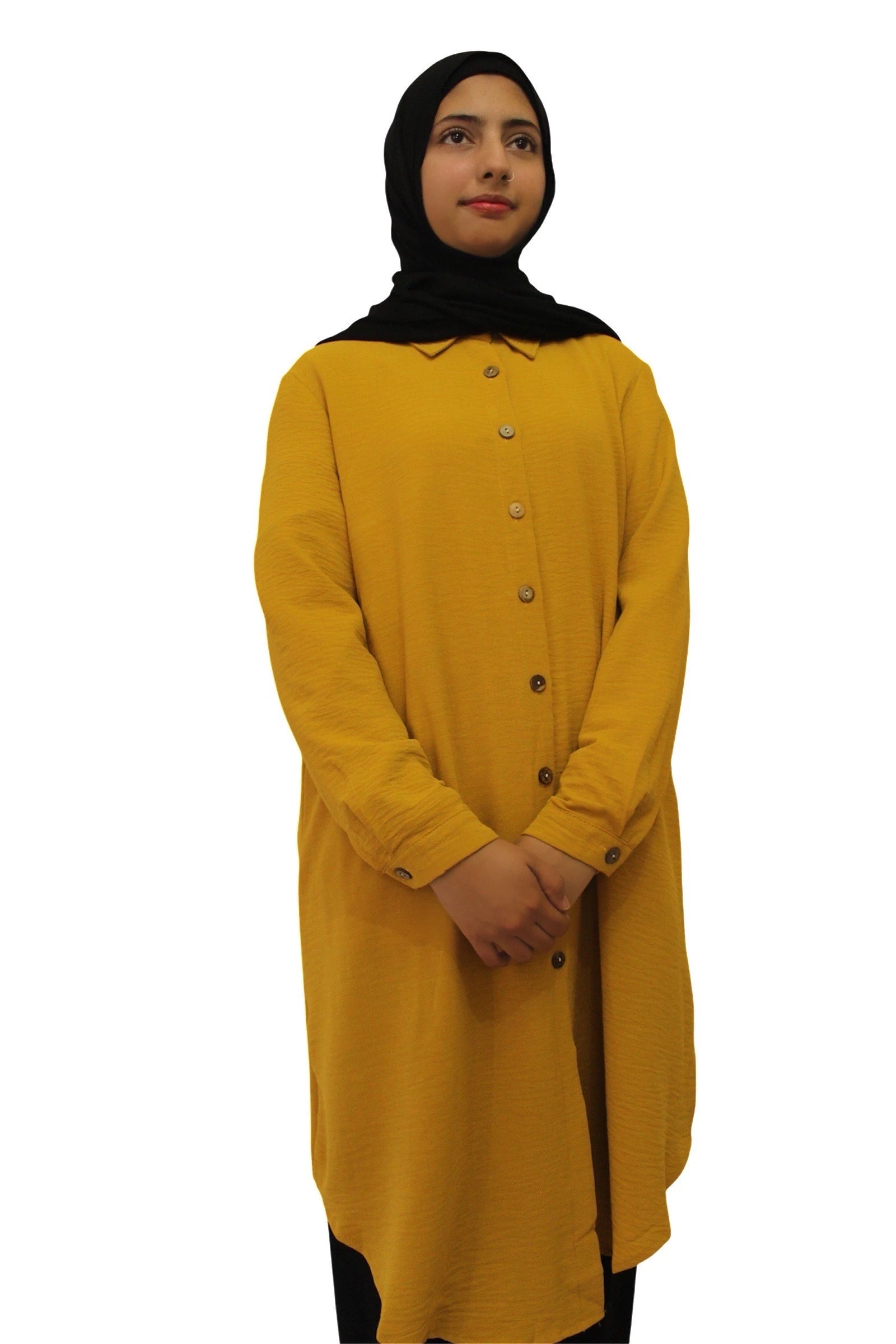 Ethnic Dress (Mustard)