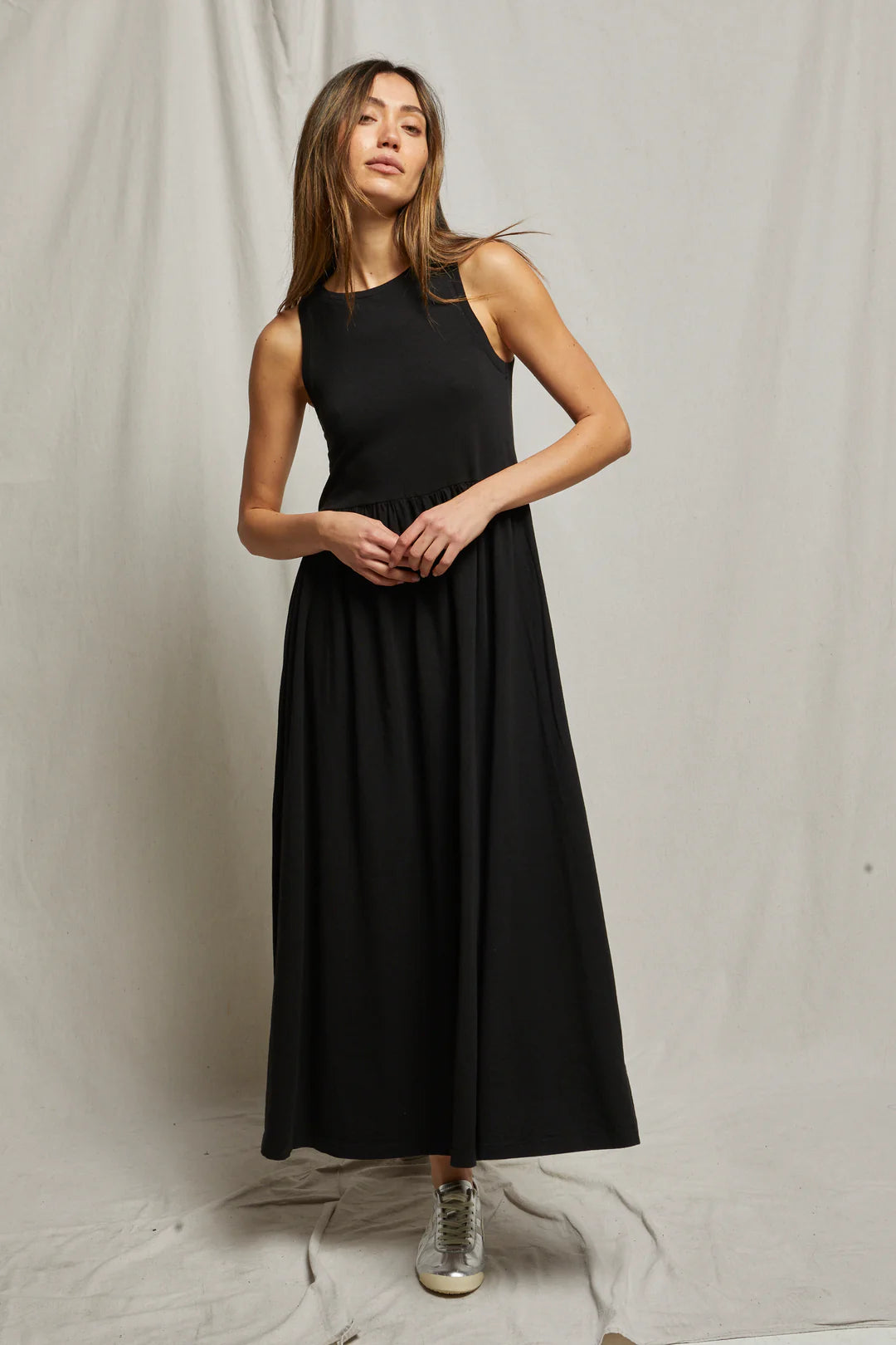 Eva Jersey Tiered Dress