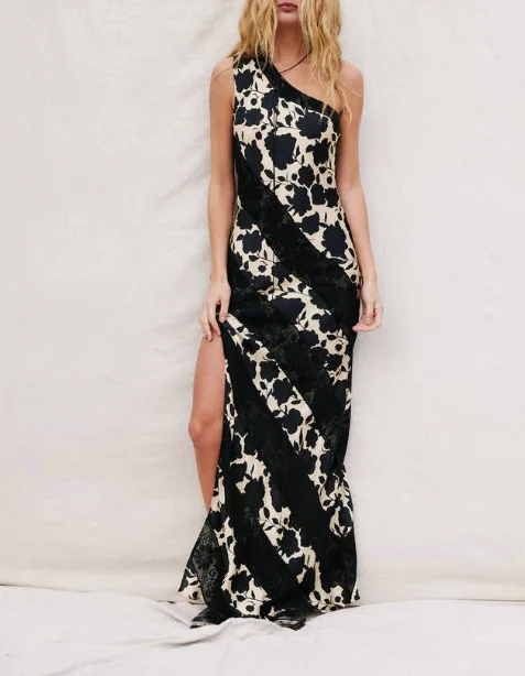 Girona Maxi Dress Fashionable Asymmetrical Maxi Dress