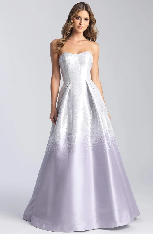 Madison James - 20-334SC Strapless Two-Toned A-line Dress