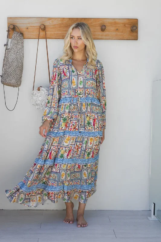 MONTEGO MAXI DRESS Comfortable Fitted Maxi Dress