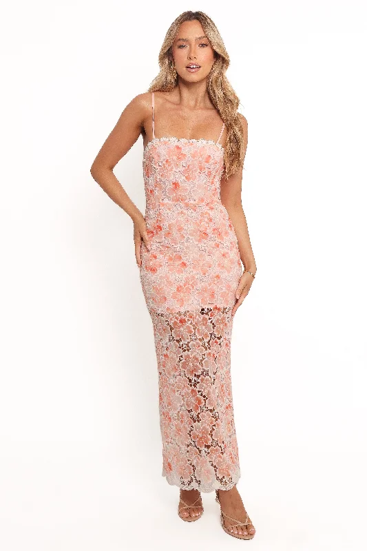 Novie Maxi Dress - Floral Elegant Floral Maxi Dress