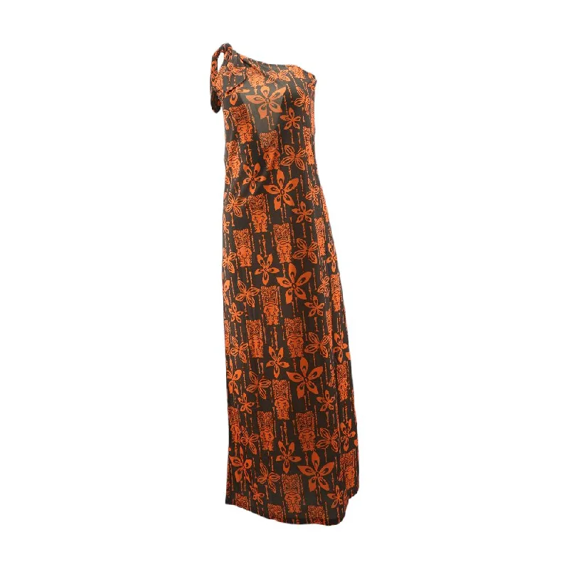 Orange Misc Maxi Dress Trendy Maxi Dress with Straps