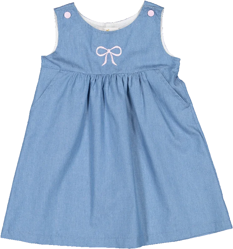 Oxford Pink Denim Dress