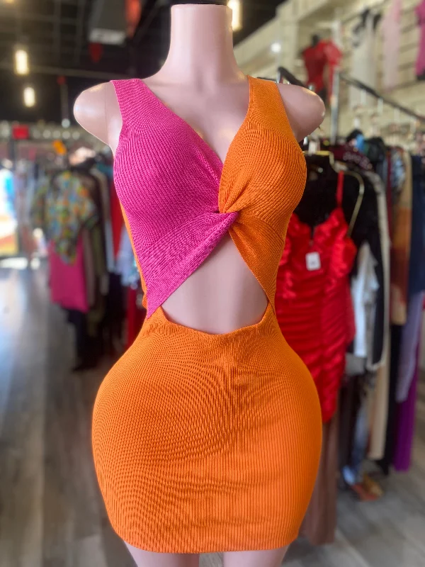 Pink Swirl Dress