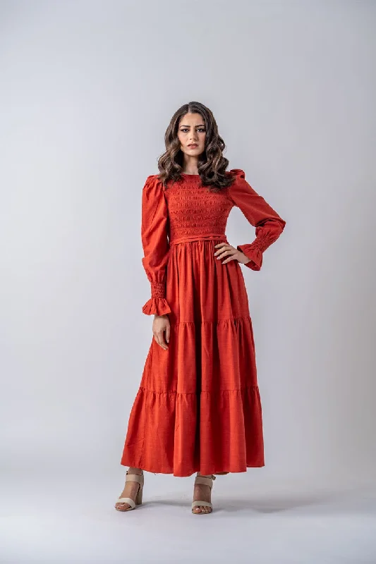 Santorini Linen Maxi Dress - Rouge Cozy Knitted Maxi Dress