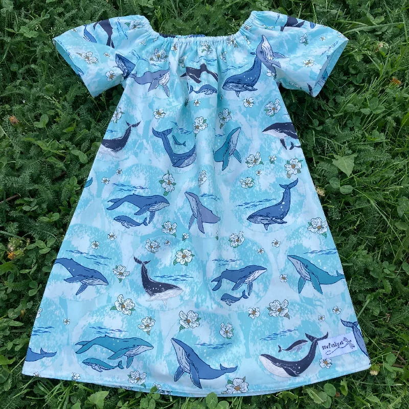 Sewfunky Pixie Dress - Whalesong Organic