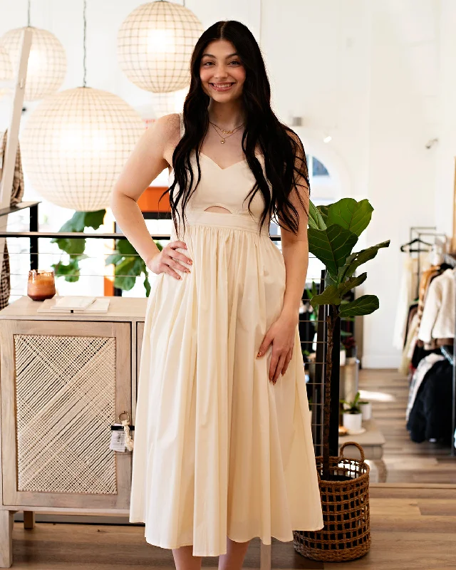 Ivory Cutout Dress
