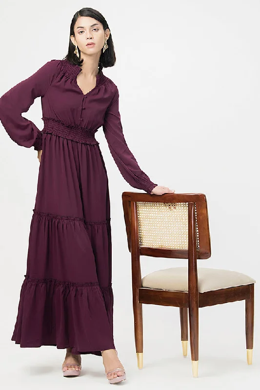 SMOKEY LONG MAXI DRESS Fashionable Sleeveless Maxi Dress