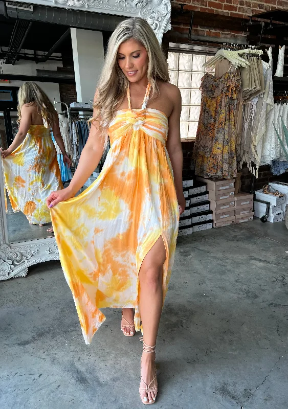 Sunny Breeze Maxi Dress FINAL SALE Comfortable Satin Maxi Dress