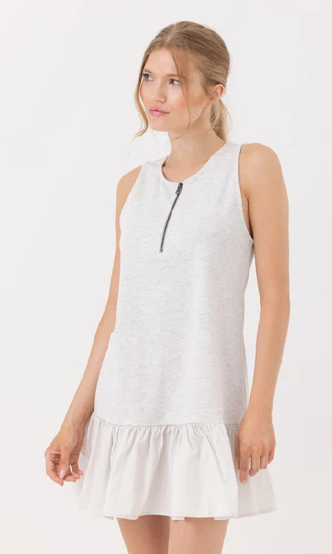 We Are Sundays Sydney Dress - Light Grey
