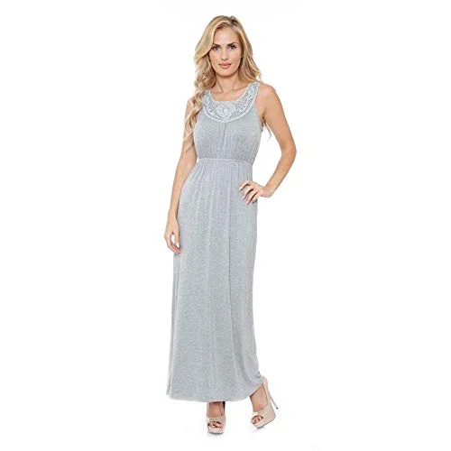 Womens Katherine Maxi Dress Elegant Maxi Dress with Lace