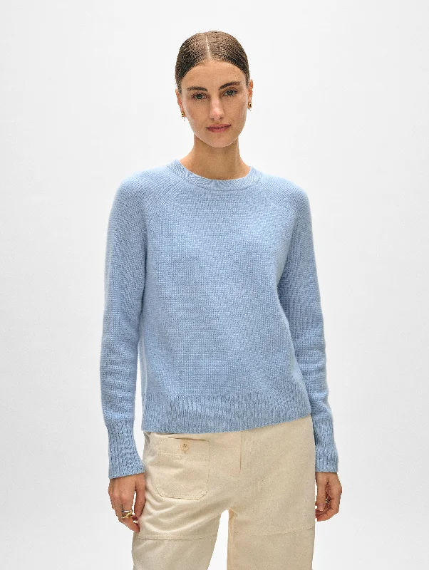 Cashmere Waffle Sweatshirt Hoodie with Ribbed Hem Stretchable Secure