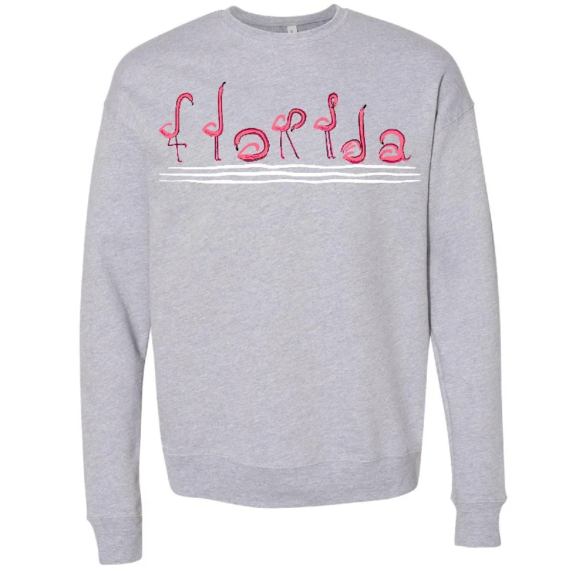 Curvy Flamingos Florida Drop Shoulder Sweater Boxy Sweater Fitted Sweater A-Line