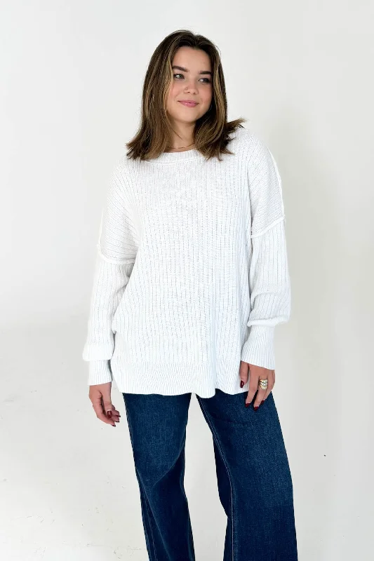 Elsie Sweater Transparent Opaque Sheer