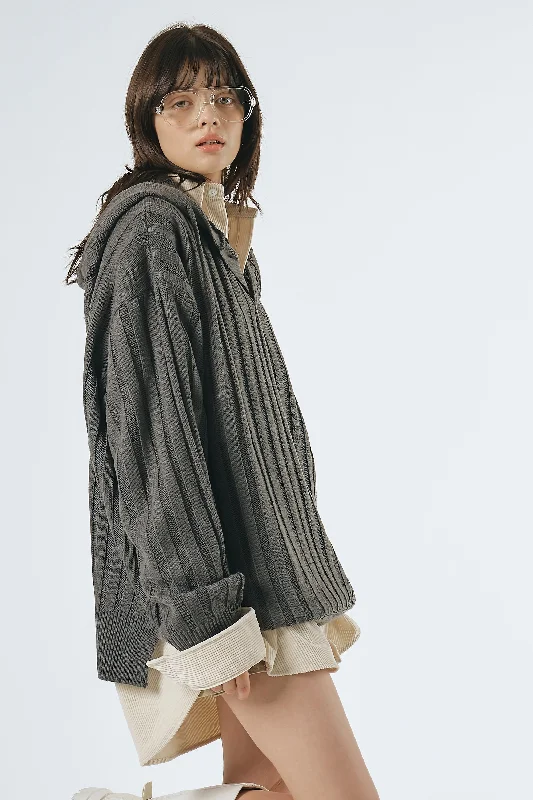 Jenn Oversized Hoodie Sweater Hoodie with Ribbed Cuffs Snug Fit Comfort