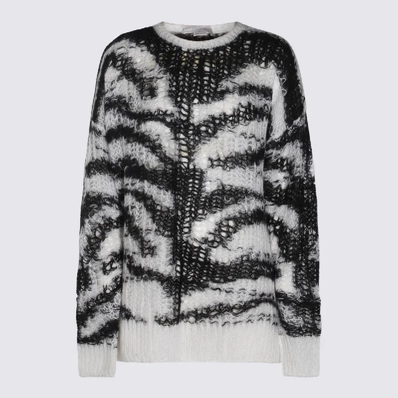 Stella Mccartney Sweaters Multicolour Seamless Knitted Crochet