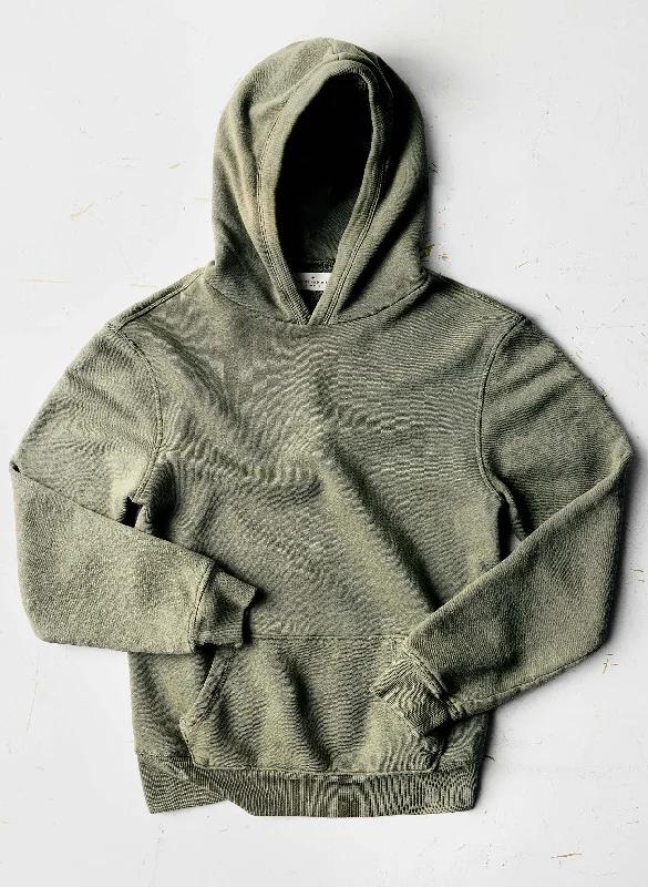 the wakefield hoodie in spruce Hoodie with Hood Adjustable Protection