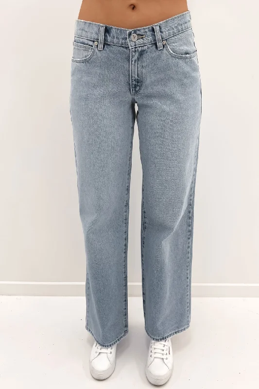 A 99 Low & Wide Jean Mischa Organic Chic Cropped Jeans