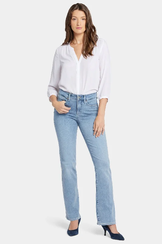 Blake Slim Flared Jeans In Petite - Haley Elegant Tapered Leg Denim