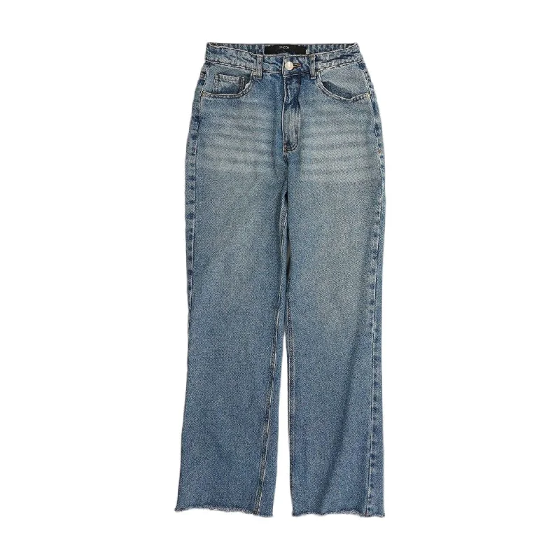 Blue Solid Jeans Stylish Shredded Denim Jeans