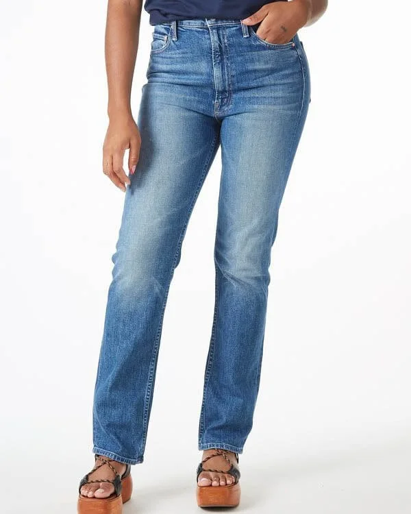 "High Waisted Rider Skimp" Jeans in "Cowboys Don't Cry" Fashionable Mom Jeans