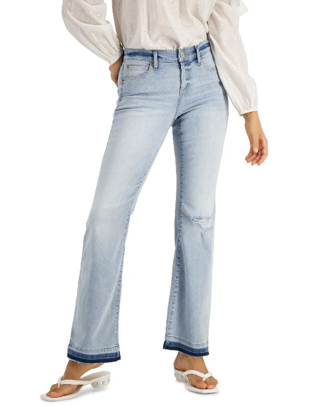 INC International Concepts Mid Rise Flare Jeans Casual High-Waisted Bootcut Jeans