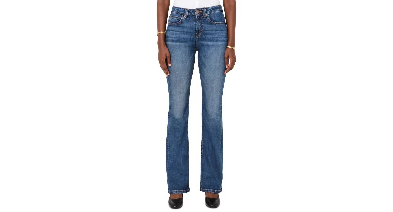 Jaen Aiden High Rise Flare Jeans Stylish Acid-Wash Jeans