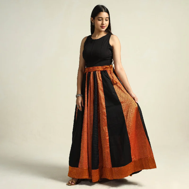 Multicolor - Khun Patchwork 24 Kali Cotton Long Skirt 21 corduroy skirt comfortable