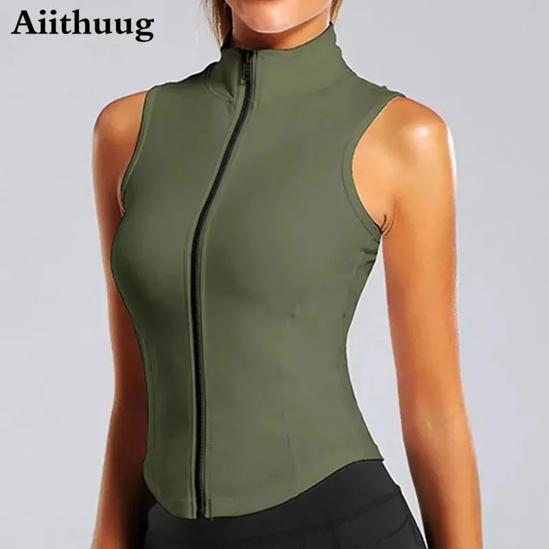 Aiithuug Athletic Zip Up Sweat Vest Jacket Embroidered Jacket Appliqued Jacket Beaded Jacket Aiithuug Athletic Zip Up Sweat Vest Jacket Embroidered Jacket Appliqued Jacket Beaded Jacket