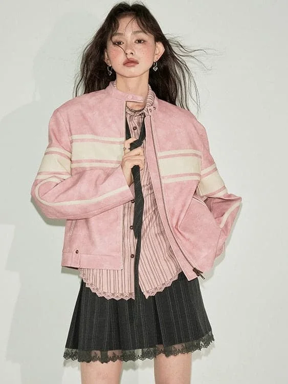 Borderline Leather Jacket Chenille Jacket Brocade Jacket Lace Jacket