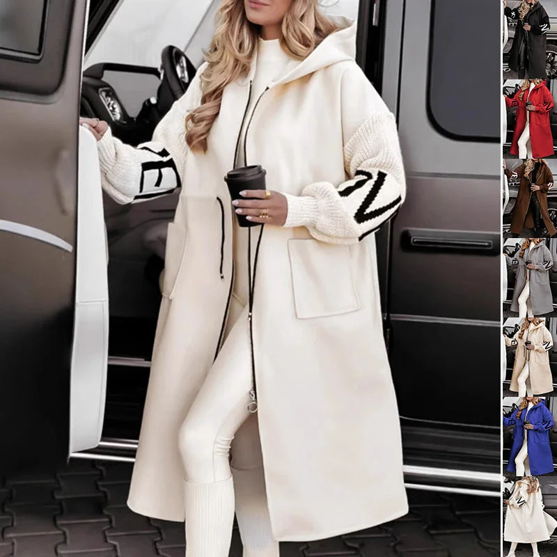 Cozy & Cool: Hooded Windbreaker Jacket for Women Nylon Fabric Polyester Fabric Spandex Fabric