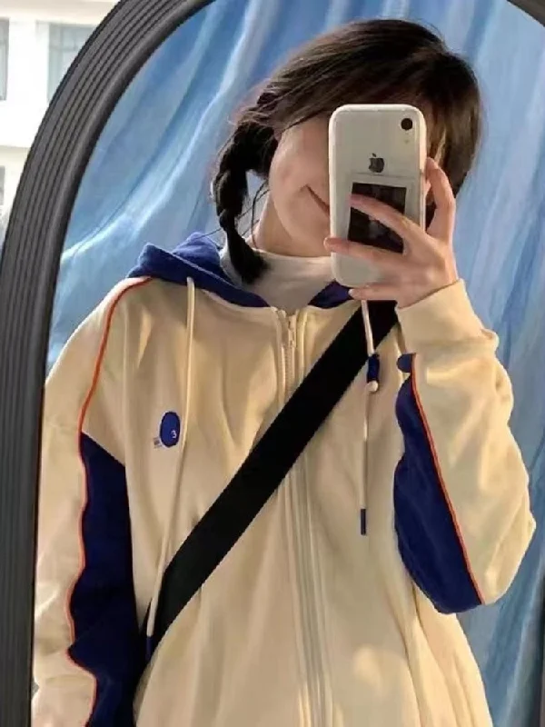 Preppy Style Zipper Hoodies Women Harajuku Kpop Oversized Hooded Sweatshirts Vintage Casual Thin Tops Sport Jackets Y2K Fleece Jacket Down Jacket Feather Jacket Preppy Style Zipper Hoodies Women Harajuku Kpop Oversized Hooded Sweatshirts Vintage Casual Thin Tops Sport Jackets Y2K Fleece Jacket Down Jacket Feather Jacket