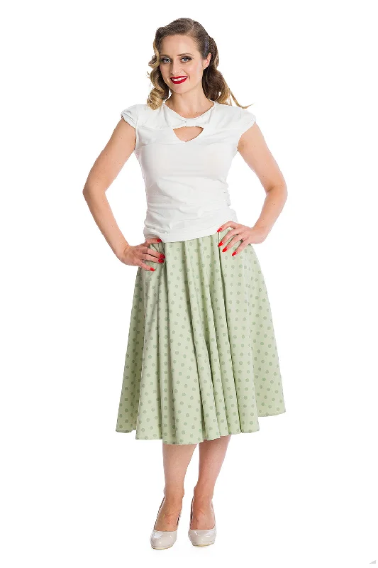 Dot Days Swing Skirt lace skirt romantic