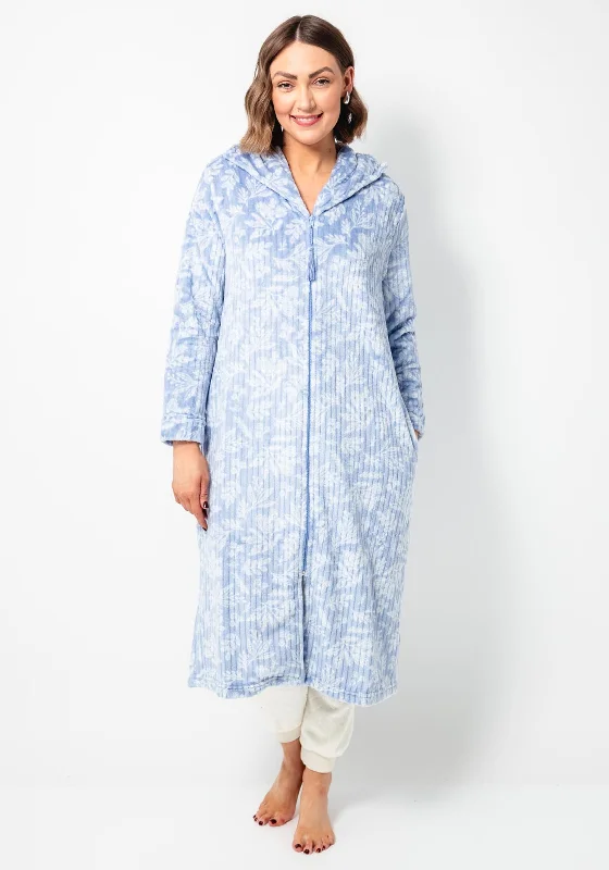 Marlon Fleece Floral Zip Long Bed Jacket, Blue Notch Collar Jacket Peter Pan Collar Jacket Cowl Neck Jacket Marlon Fleece Floral Zip Long Bed Jacket, Blue Notch Collar Jacket Peter Pan Collar Jacket Cowl Neck Jacket