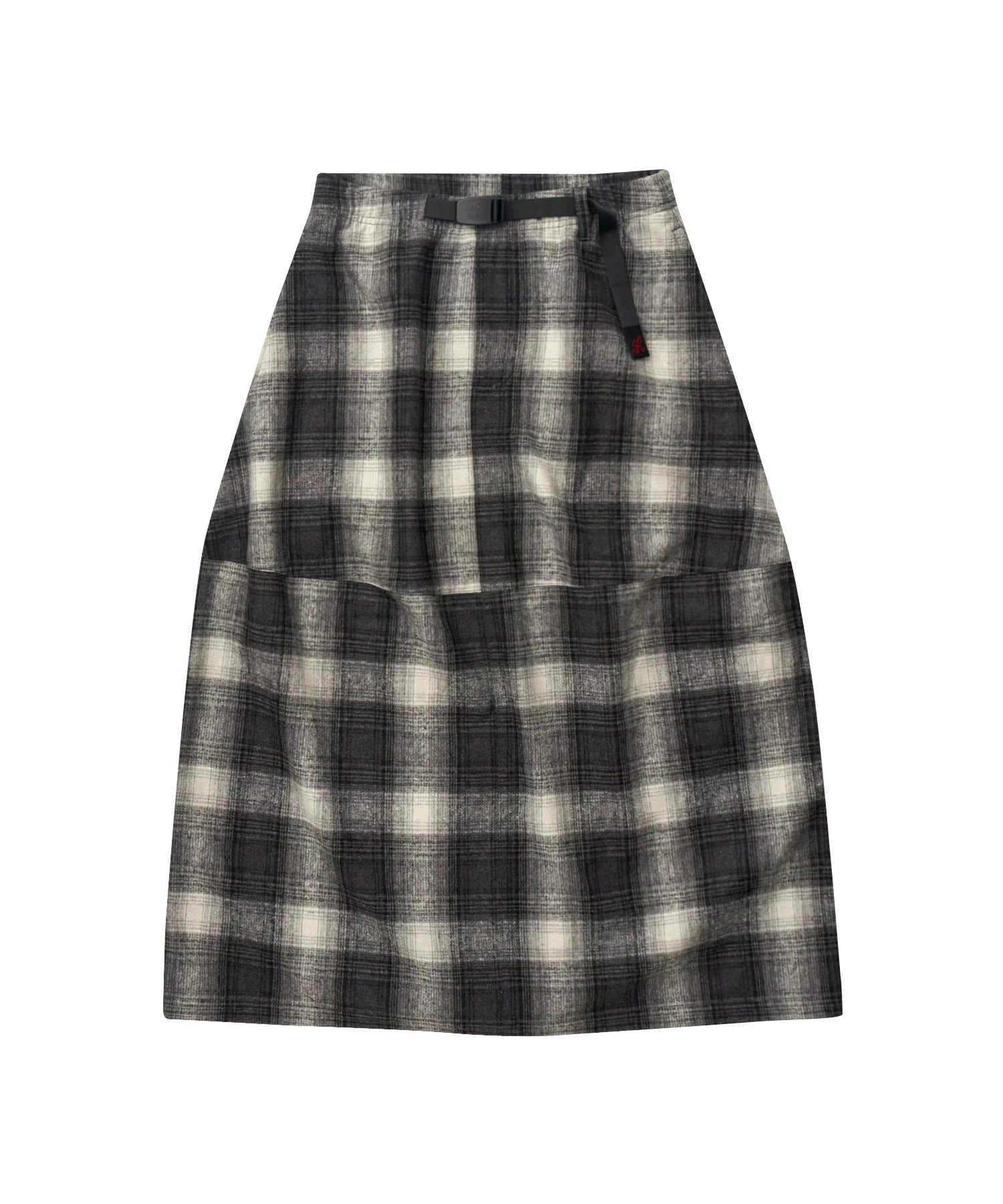 Gramicci Wool Paneled Skirt Plaid wool skirt warm