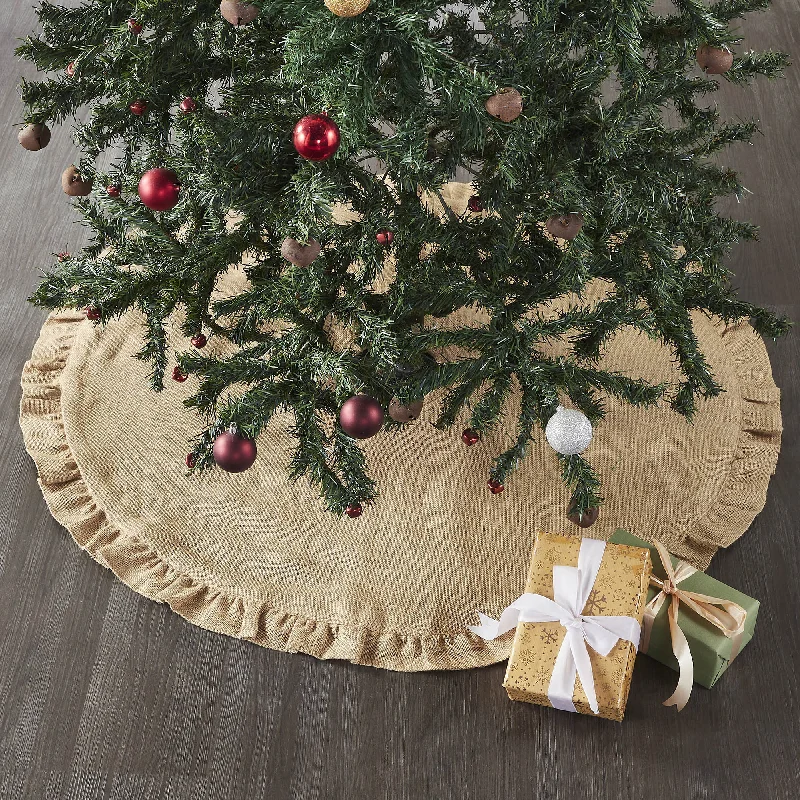 Greetings Jute Burlap Tan Tree Skirt 36 modal blend skirt