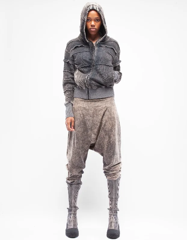 JACKET HERMIT W Stand-Up Collar Roll-Neck Collar Turtle Neck