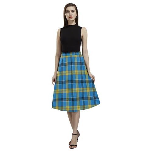 Laing Tartan Aoede Crepe Skirt lightweight skirt design