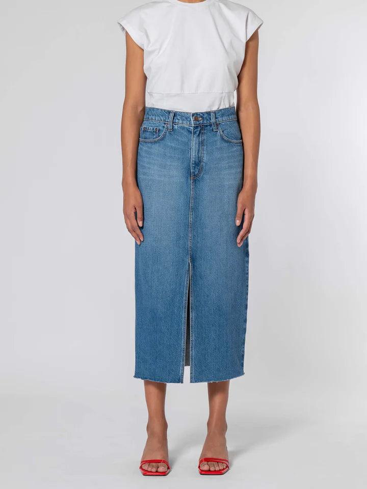 Nobody Denim Avery Skirt in Champion corduroy skirt cozy