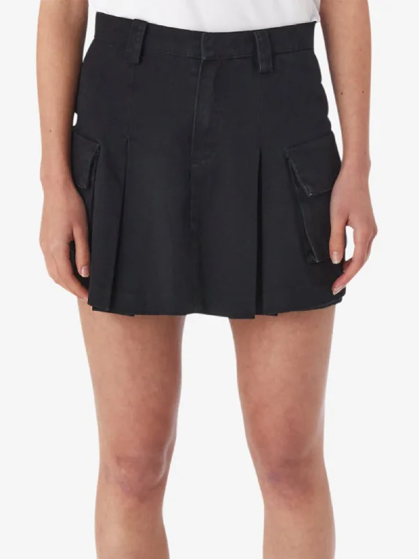 Andrea Cargo Mini Skirt chiffon skirt floaty