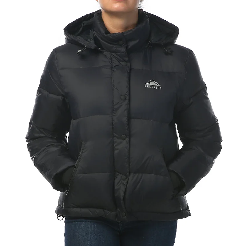 Penfield Women's Black Equinox Jacket Size X-Small $275 NWT Ribbed Jacket Pleated Jacket Ruffled Jacket Penfield Women's Black Equinox Jacket Size X-Small $275 NWT Ribbed Jacket Pleated Jacket Ruffled Jacket