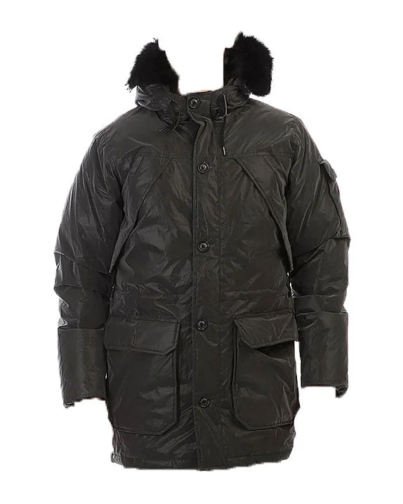 Penfield Women's Black Reflective Hoosac Real Fur Hood Jacket Size S NWT V-Neck Jacket Boat Neck Jacket Square Neck Jacket Penfield Women's Black Reflective Hoosac Real Fur Hood Jacket Size S NWT V-Neck Jacket Boat Neck Jacket Square Neck Jacket