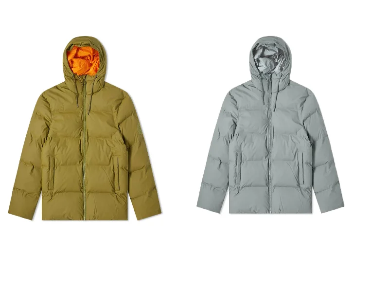 RAINS Unisex Waterproof Puffer Jacket Nylon Jacket Polyester Jacket Spandex Jacket