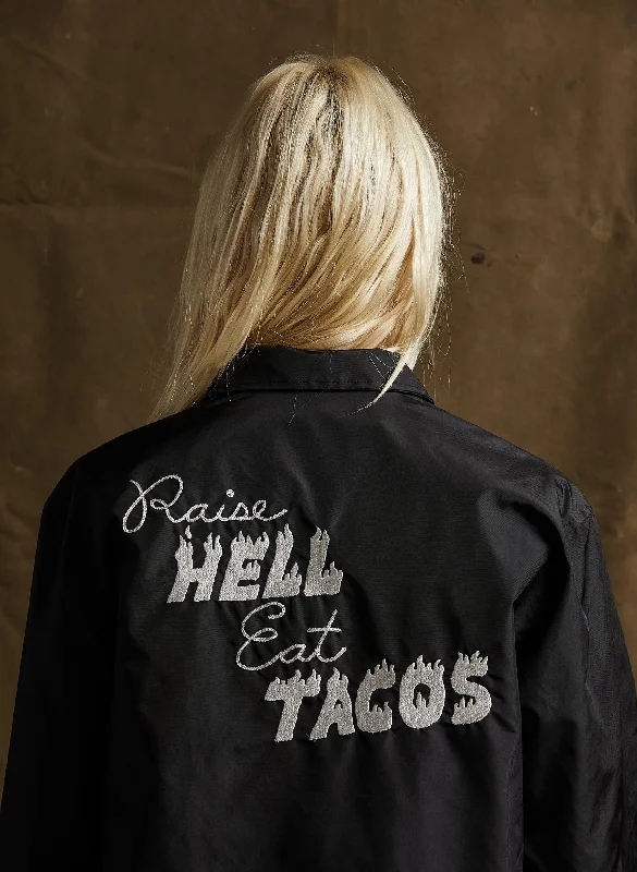Raise Hell Eat Tacos Jacket Plaid Jacket Tartan Jacket Houndstooth Jacket